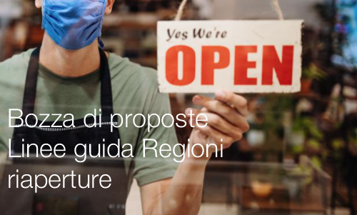Bozza proposte di Linee guida Regioni riaperture 