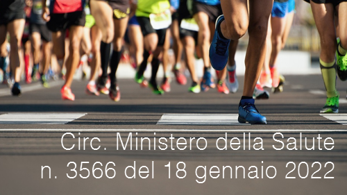 Circolare Ministero della Salute n. 3566 del 18 gennaio 2022