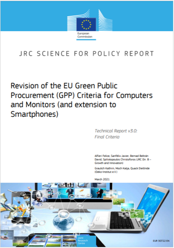 GPP criteria for computers, monitors, tablets and smartphones