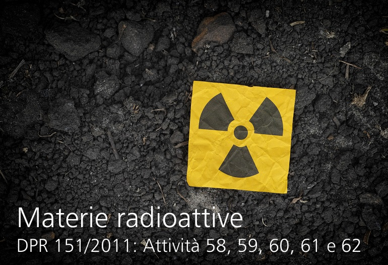 DPR 151/2011: Attività 58, 59, 60, 61 e 62 Quadro normativo
