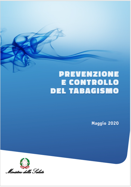 Report Prevenzione e controllo del tabagismo Min. Salute 2020
