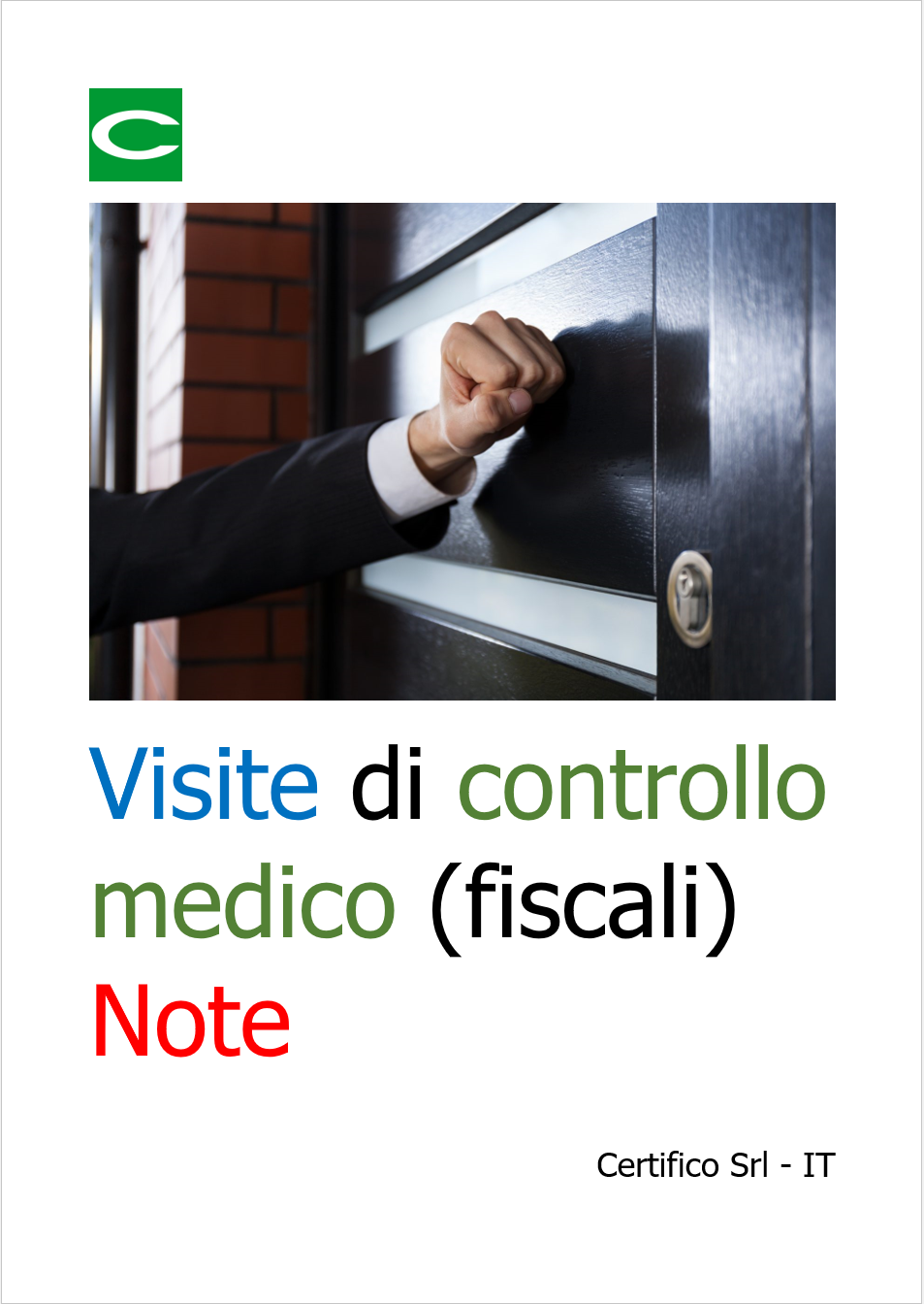 Visite di controllo medico Visite di controllo medico
