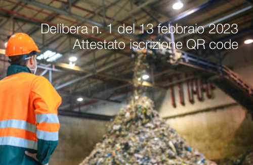 Delibera n. 1 del 13 febbraio 2023