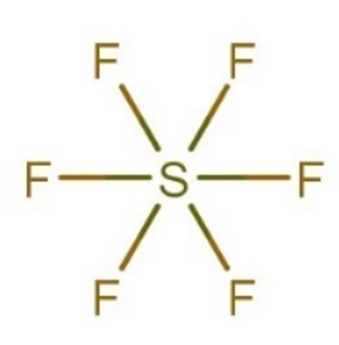Esafluoruo di zolfo SF6 rischio ambiente e salute Formula Esafluoruo di zolfo SF6 rischio ambiente e salute Formula