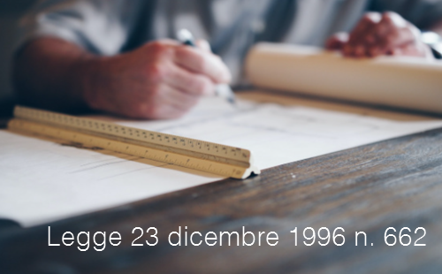 Legge 23 dicembre 1996 n 662 Legge 23 dicembre 1996 n 662