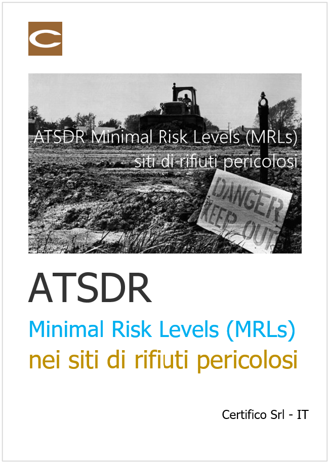 ATSDR Minimal Risk Levels (MRLs)