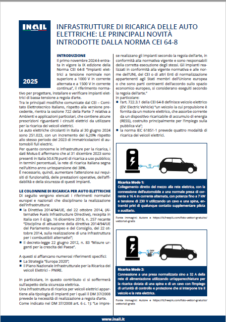 Infrastrutture di ricarica delle auto elettriche Infrastrutture di ricarica delle auto elettriche