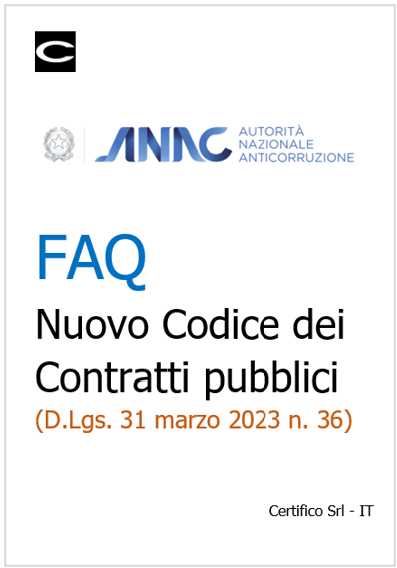 FAQ Nuovo Codice dei Contratti pubblici (D.Lgs. n. 36/2023)