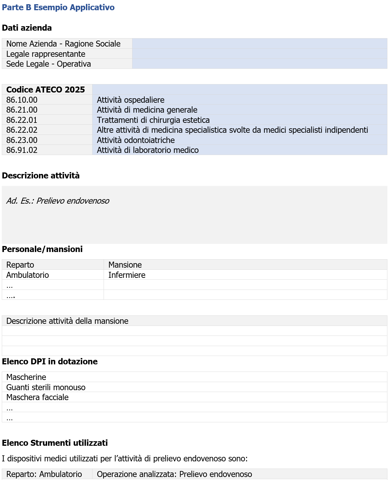 Parte B Esempio Applicativo
