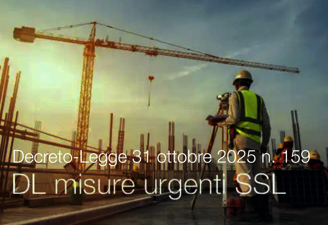 Decreto-Legge 31 ottobre 2025 n. 159