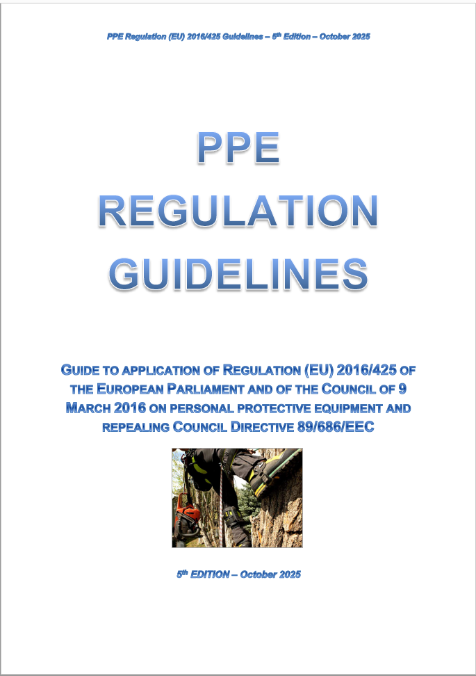 Linee guida DPI Regolamento (UE) 2016 425 Ed. 5.0 Ottobre 2025