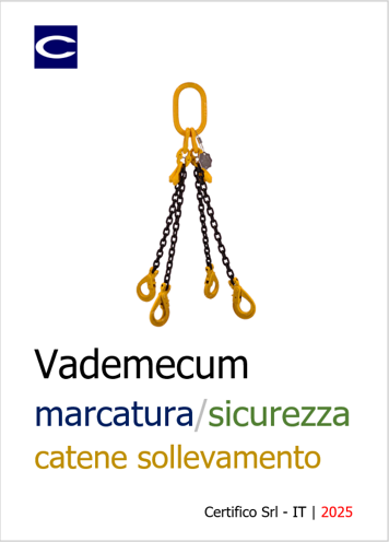 Vademecum sicurezza catene di sollevamento