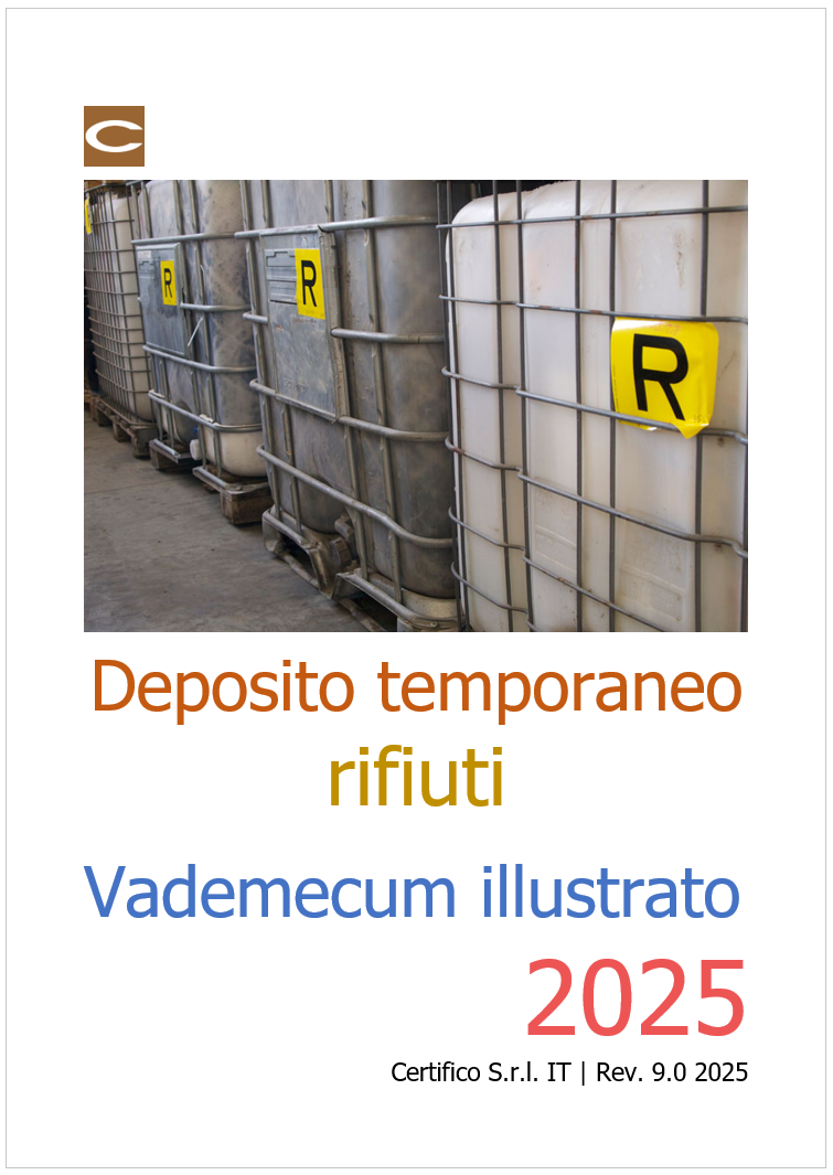 Deposito temporaneo rifiuti Vademecum illustrato 2025  
