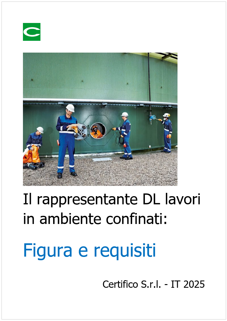 Il rappresentante del DL lavori in ambiente confinati: Figura e requisiti