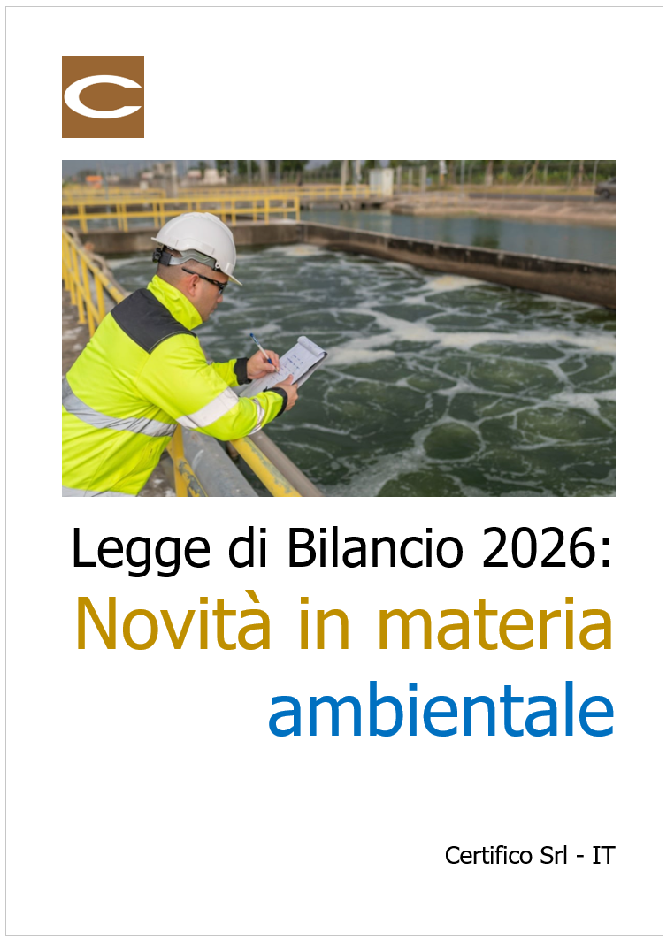 Legge di bilancio 2026: Novit&agrave; in materia ambientale