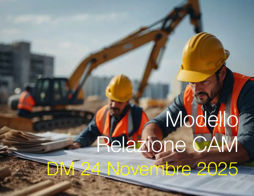 Modello  Relazione CAM  DM 24 Novembre 2025