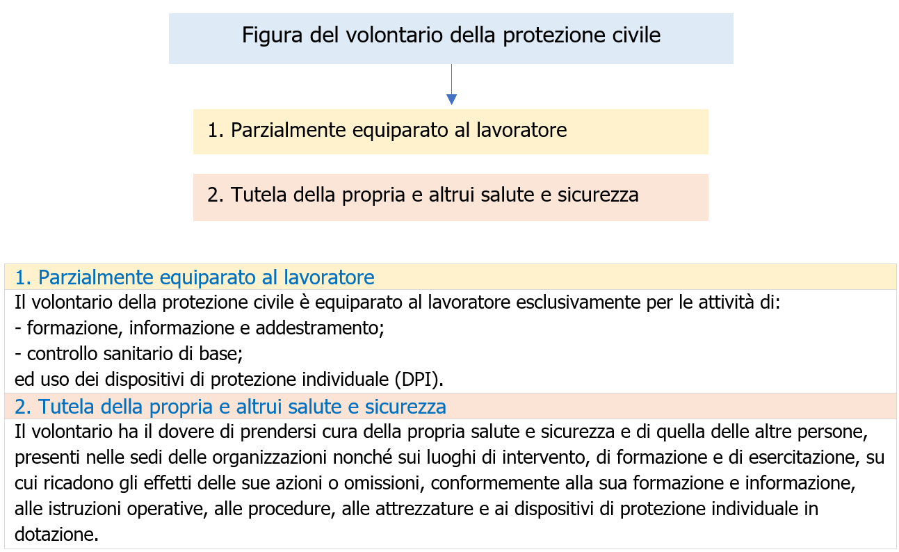 Schema 2 - Figura del volontario della protezione civile
