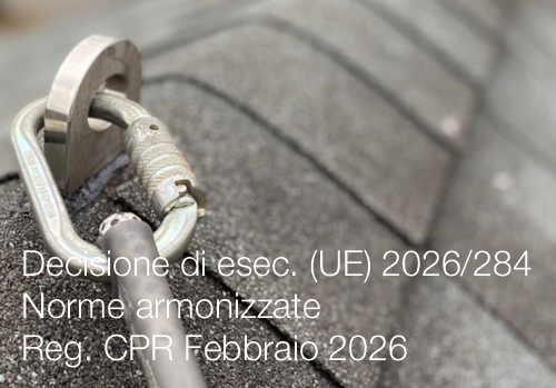 Decisione di esecuzione (UE) 2026/284 / Norme armonizzate Reg. CPR Febbraio 2026