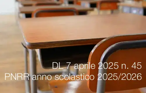 Decreto Legge 7 aprile 2025 n. 45 PNRR