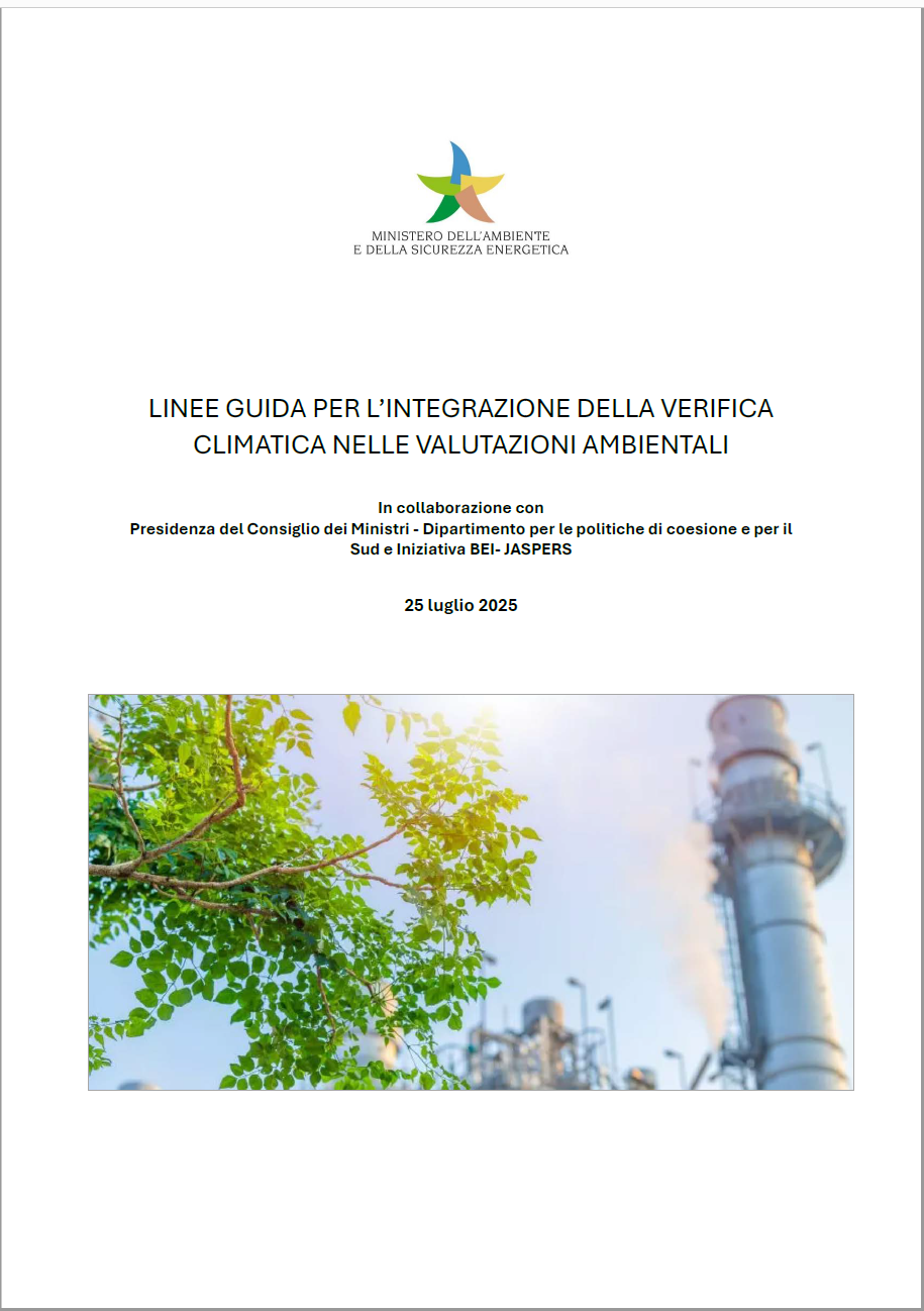 Linee guida per l&rsquo;integrazione della verifica climatica nelle valutazioni ambientali
