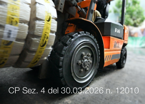 Cassazione Penale Sez. 4 del 30 Marzo 2026 n. 12010