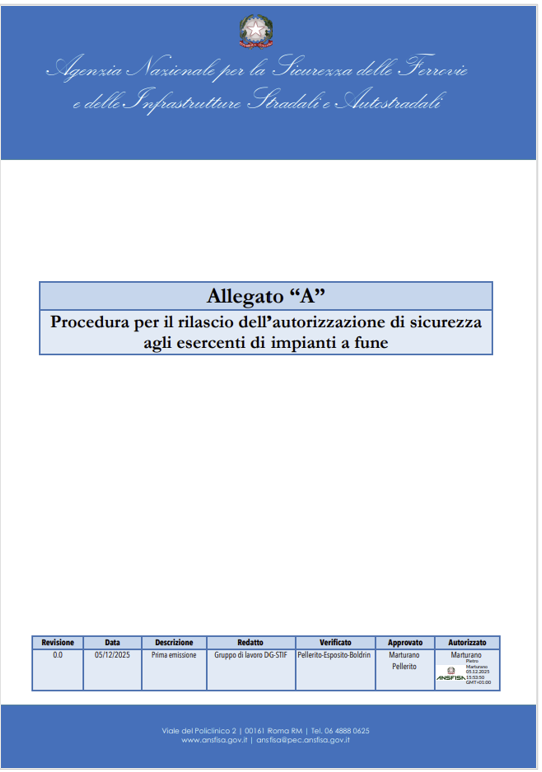 Decreto ANSIFA n. 0000260 del 17 dicembre 2025