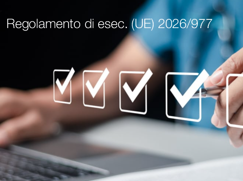 Regolamento di esecuzione (UE) 2026/977 