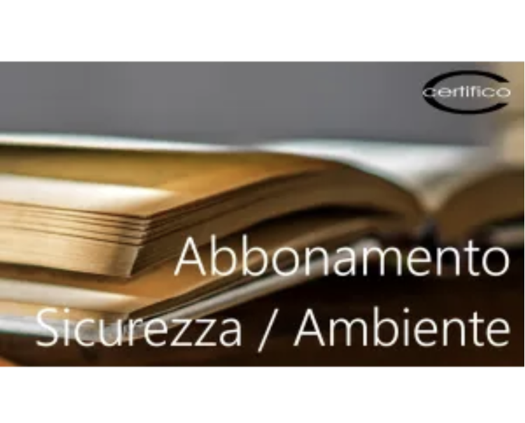 Abbonamento Sicurezza e Ambiente