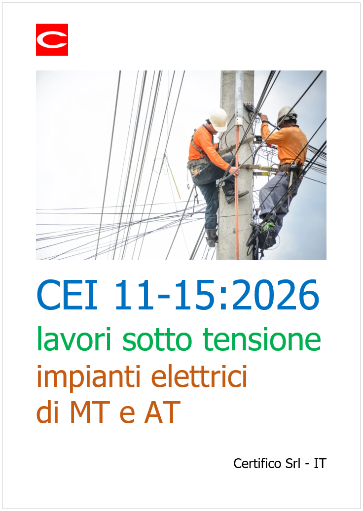 CEI 11-15:2026 lavori sotto tensione impianti elettrici di MT e AT