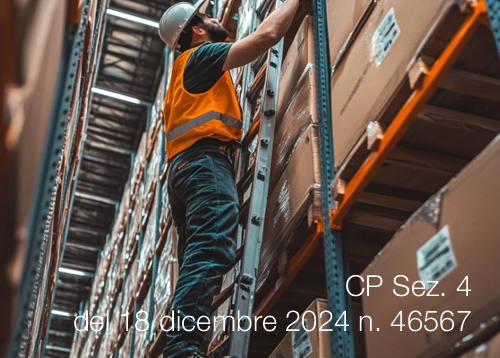 Cassazione Penale Sez. 4 del 18 dicembre 2024 n. 46567