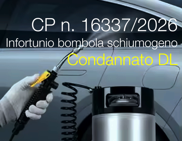 Cassazione Penale Sez. 4 del 6 maggio 2026 n. 16337 Cassazione Penale Sez. 4 del 6 maggio 2026 n. 16337