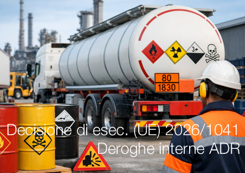 Decisione di esecuzione (UE) 2026/1041 / Deroghe interne ADR&nbsp;