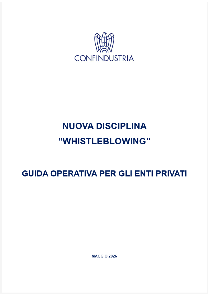 Nuova disciplina "Whistleblowing"