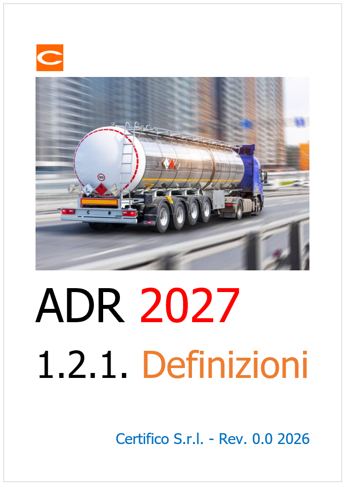 ADR 2027 | Definizioni (sezione 1.2.1)