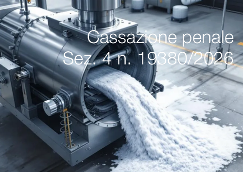 CP Sez. 4 del 28 maggio 2026 n. 19380