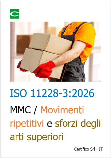 ISO 11228-3:2026 MMC Movimenti ripetitivi e sforzi degli arti superiori