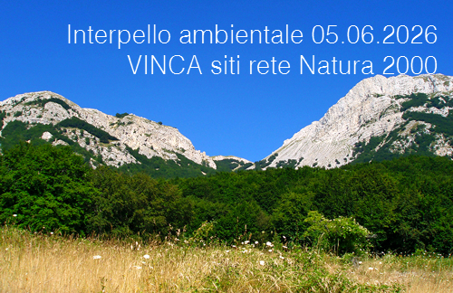 Interpello ambientale 05.06.2026 VINCA siti rete Natura 2000 Interpello ambientale 05.06.2026 VINCA siti rete Natura 2000