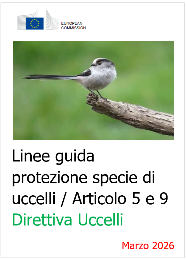 Linee guida protezione specie di uccelli / Articolo 5 e 9 Direttiva Uccelli