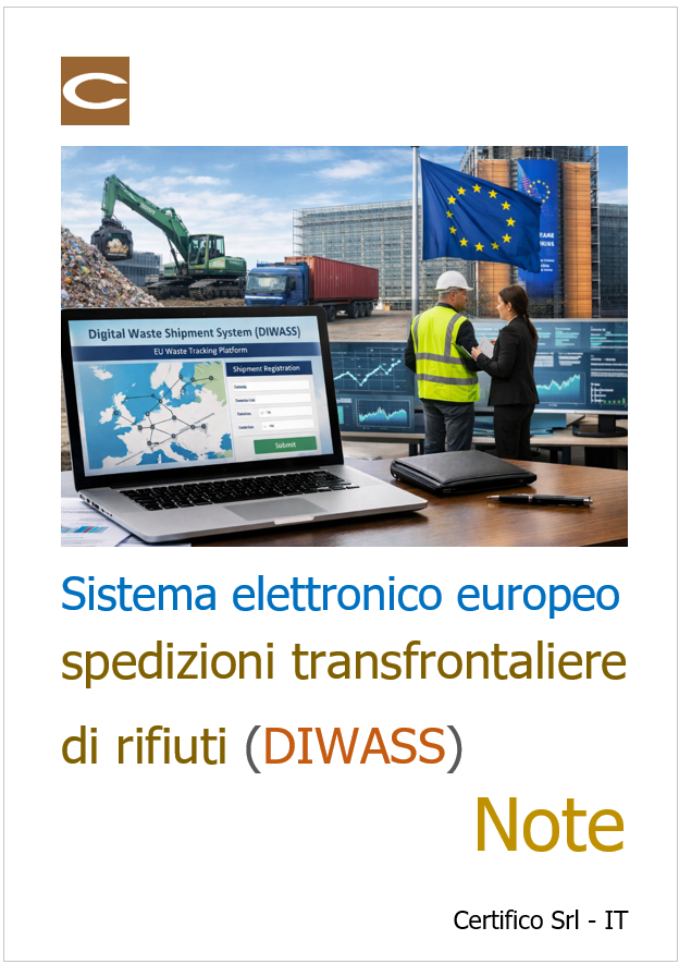 Sistema elettronico europeo per le spedizioni transfrontaliere di rifiuti (DIWASS) / Note