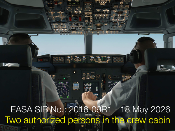 EASA SIB No.: 2016-09R1 Issued 18 May 2026