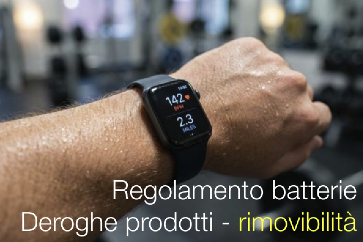 Deroghe Regolamento batterie: Atto delegato esclusione prodotti su rimovibilità in pubblicazione