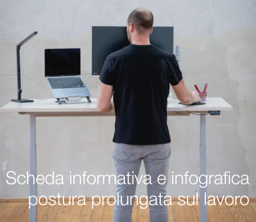 Scheda informativa e infografica postura prolungata sul lavoro / SLIC WG EMEX