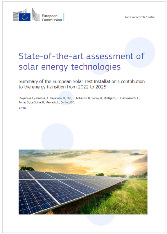 State-of-the-art assessment of solar energy technologies / EC 2026