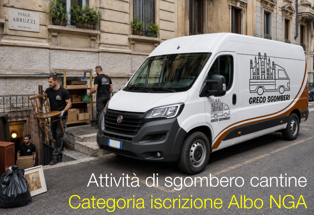 Attività di sgombero cantine: Categoria iscrizione Albo nazionale gestori ambientali
