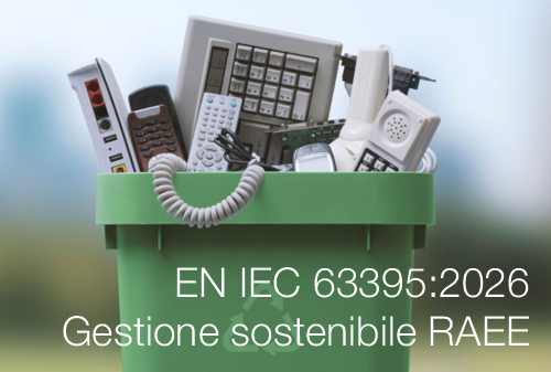 EN IEC 63395:2026 / Gestione sostenibile RAEE