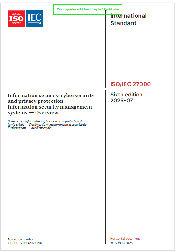 ISO/IEC 27000:2026