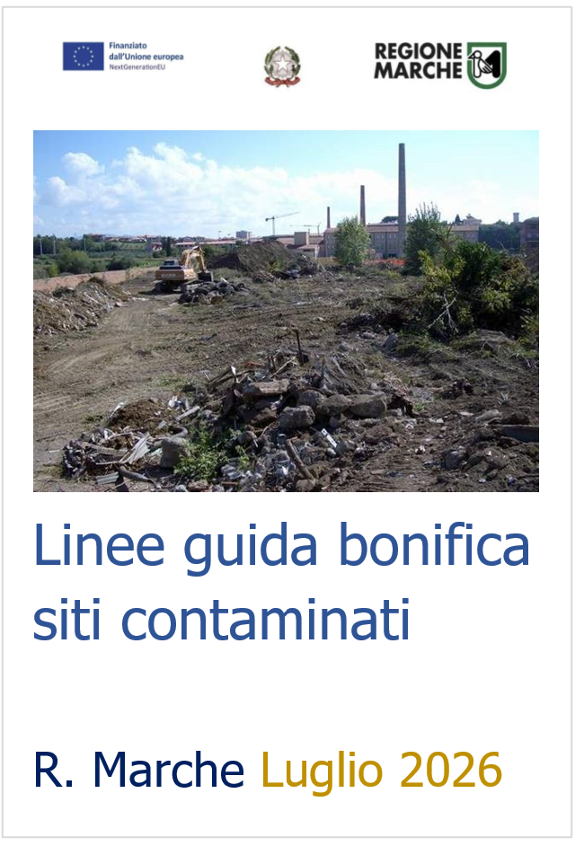 Linee guida bonifica siti contaminati / R. Marche 2026