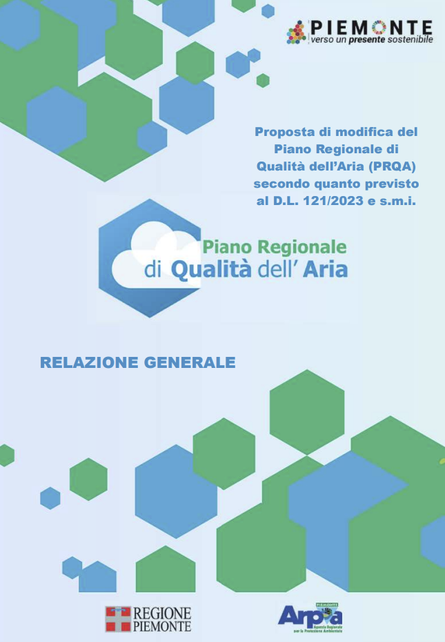 Piano regionale di qualità dell'aria (PRQA) / R. Piemonte 2026