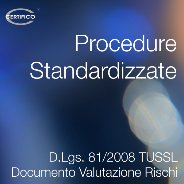 Certifico Procedure Standardizzate