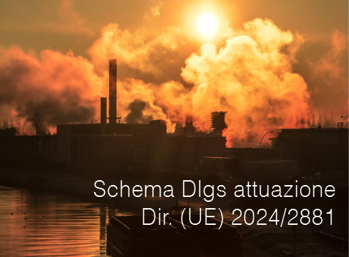Schema Dlgs attuazione Direttiva (UE) 2024/2881